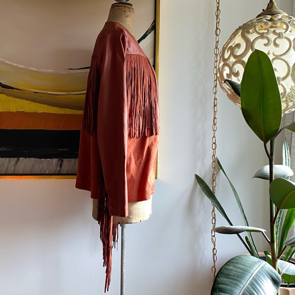 Nasty Gal Jackets & Blazers - Nasty Gal Vegan fringe jacket